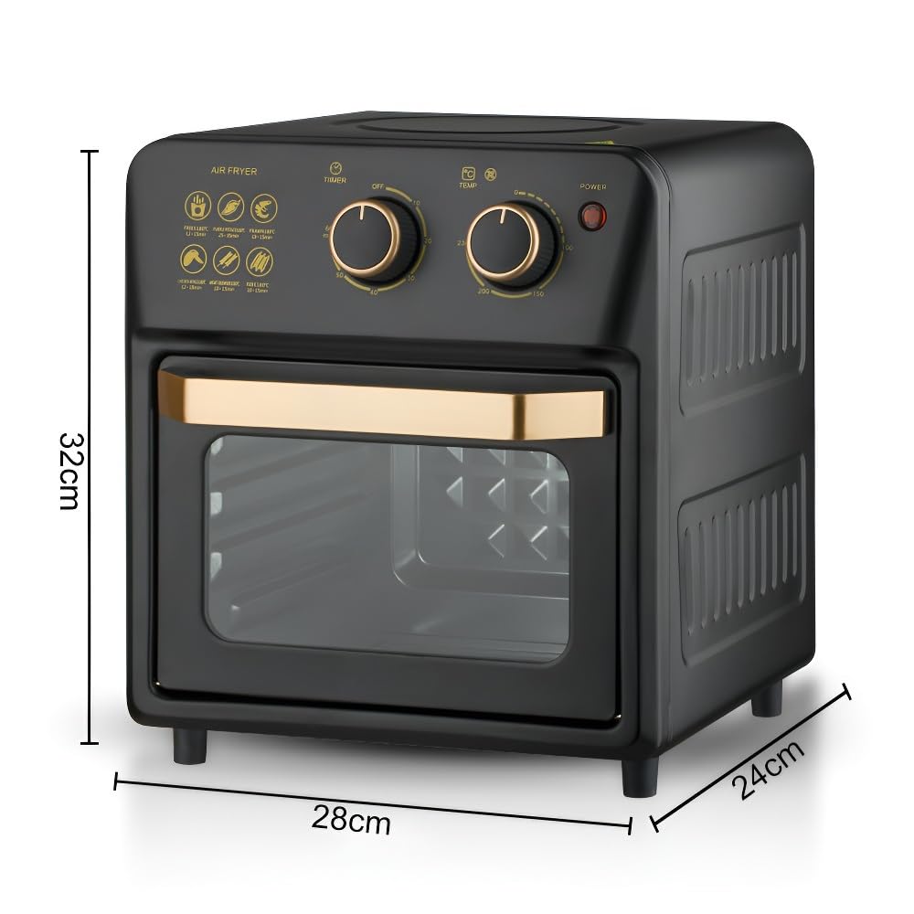 Horno Eléctrico y Freidora de Aire 14L – Multifuncional, Compacto y Automático