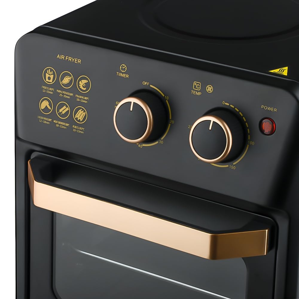 Horno Eléctrico y Freidora de Aire 14L – Multifuncional, Compacto y Automático
