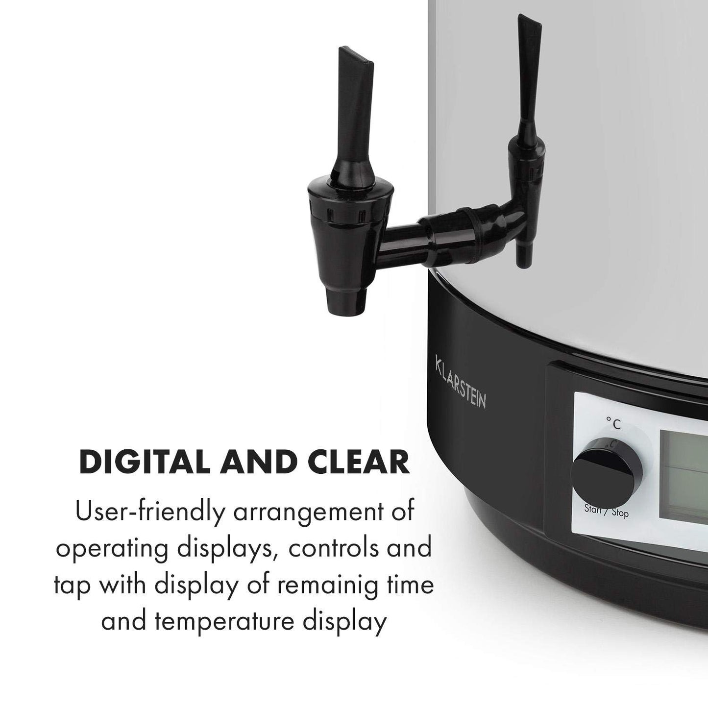 Klarstein KonfiStar Digital – Caldera de Cocción 60L en Acero Inoxidable