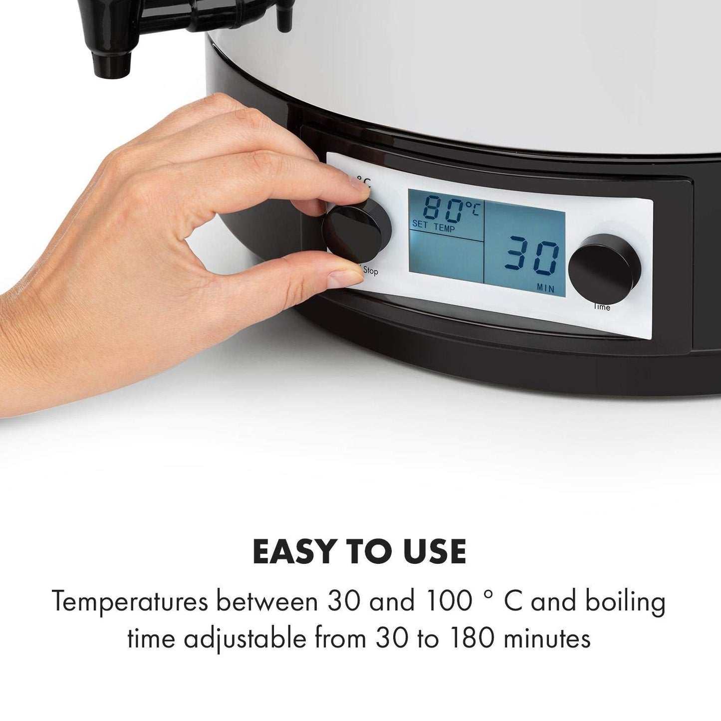 Klarstein KonfiStar Digital – Caldera de Cocción 60L en Acero Inoxidable