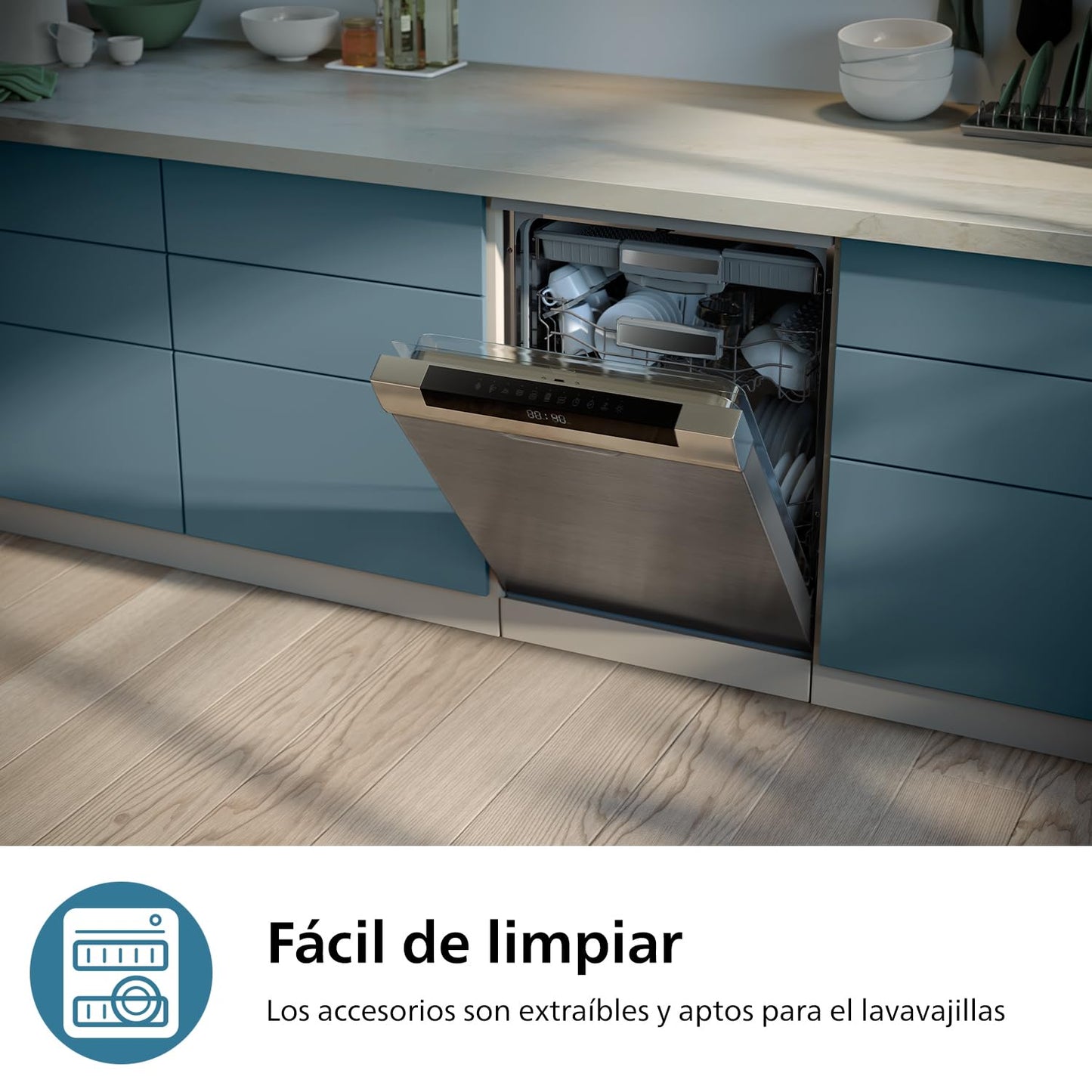 Philips HD9137/90 Cocedor de Huevos Eléctrico – 6 Huevos, 400W, Color Negro/Transparente