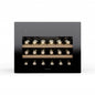 Klarstein Rhone 28 Uno Weinkühlschrank - 28 Flaschen, 1 Zone, 5-20 °C, LED-Steuerung, Push-to-Open-Tür, UV-Schutz, Leiser Betrieb, Schwarz