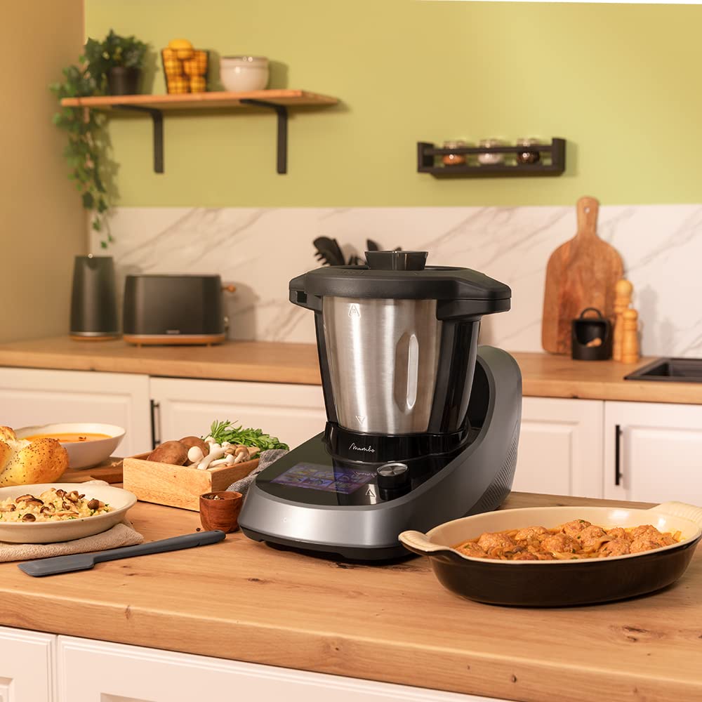 Cecotec Mambo Touch Robot de Cocina – 37 Funciones, 1600W, Pantalla Táctil, Recetario Integrado y Báscula (3.3L)