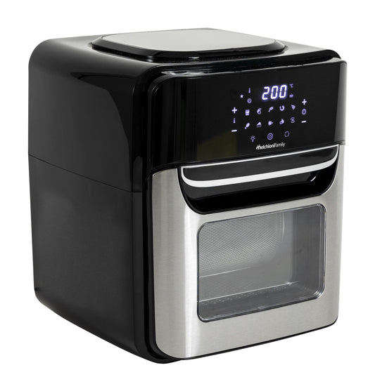 Melchioni Family VIRGINIA – Freidora de Aire Inteligente 12L Wi-Fi, 1700W, Negro