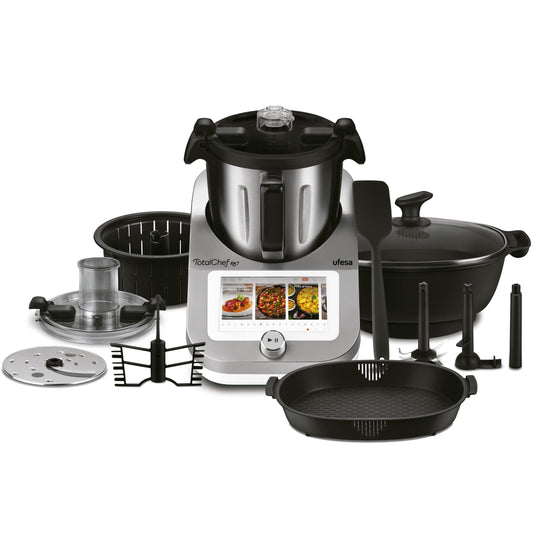 Ufesa TotalChef RK7 – Robot de Cocina Inteligente 4.5L, 30 Funciones, WIFI, Pantalla 7